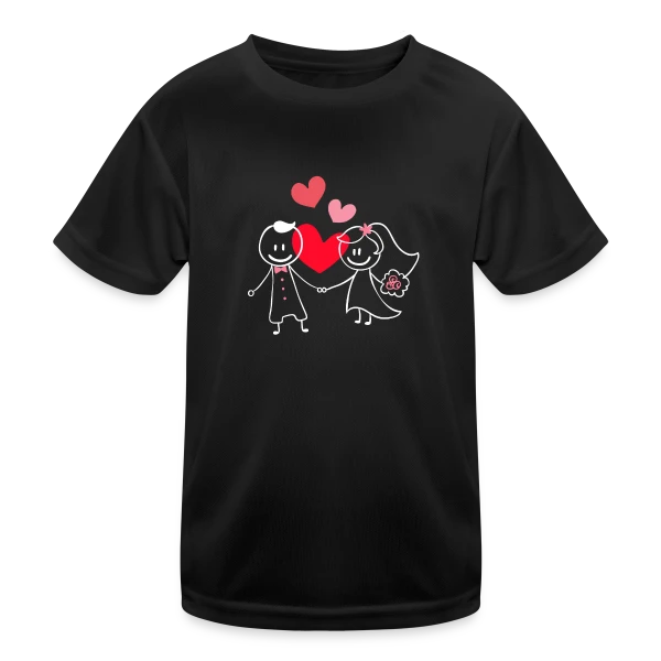 Célébration Mariage sur T-shirt sport Enfant