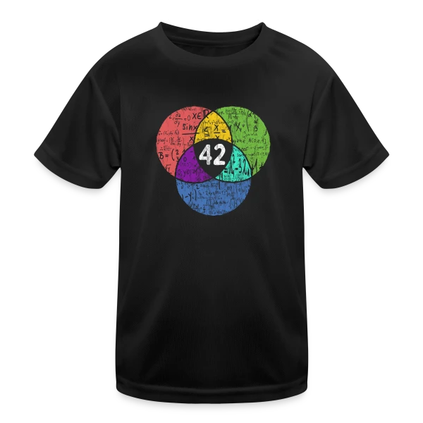42 - La Réponse Ultime Nerd & Science-Fiction sur T-shirt sport Enfant