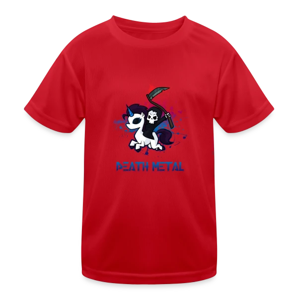 Fan de Death Metal sur T-shirt sport Enfant