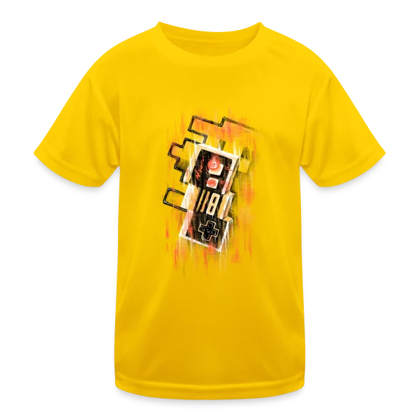 Manette Rétro Floue NES sur T-shirt sport Enfant