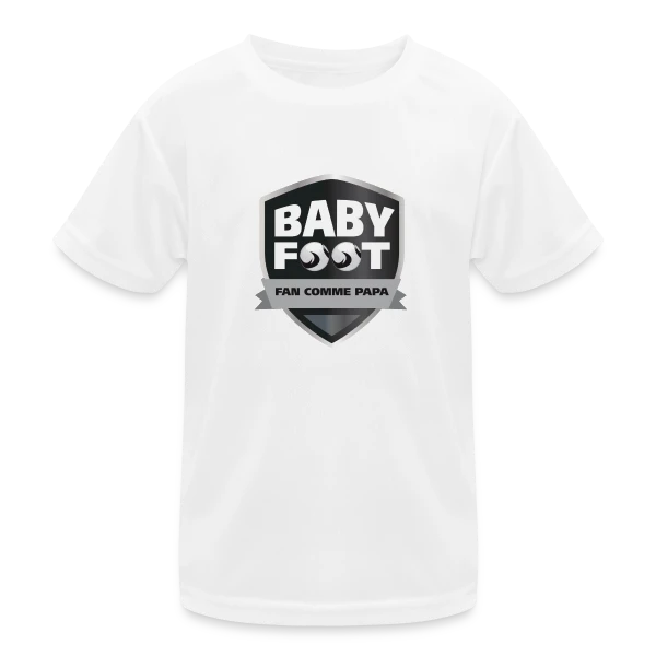 L'Esprit Baby-Foot sur T-shirt sport Enfant