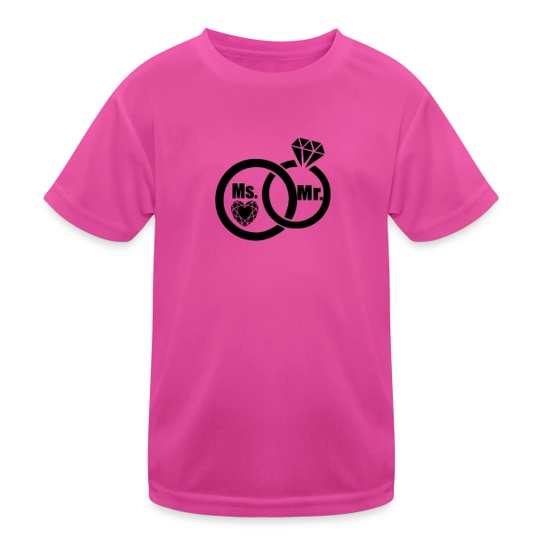 Célébration Mariage sur T-shirt sport Enfant