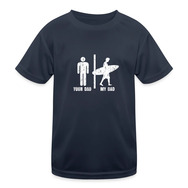 Papa Surfeur | Plage & Océan sur T-shirt sport Enfant