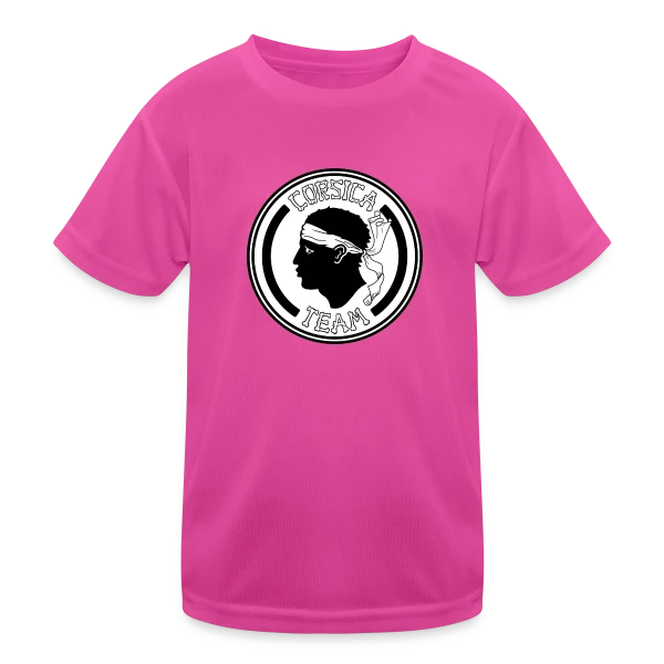 Team Corsica Maure sur T-shirt sport Enfant