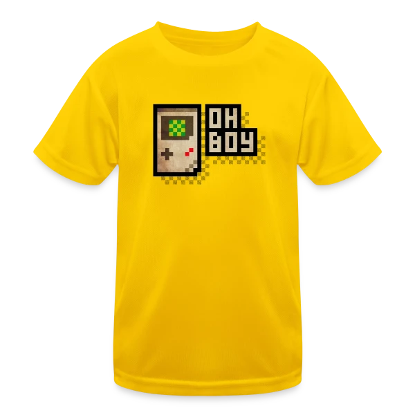 Console Rétro-Gaming Oh Boy ! - Pixel Art 90s sur T-shirt sport Enfant