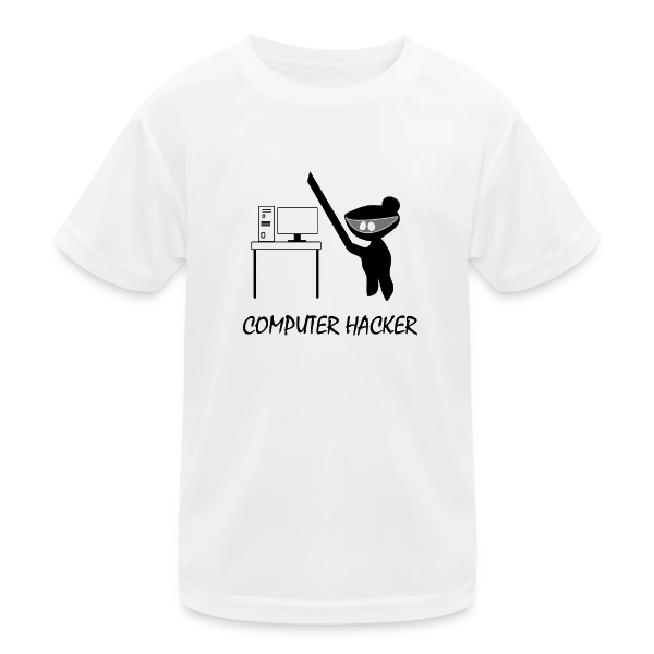 Codeur Ninja | Humour Hacker sur T-shirt sport Enfant