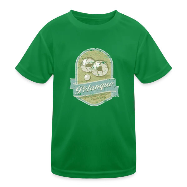 Pétanque Rétro Chic sur T-shirt sport Enfant