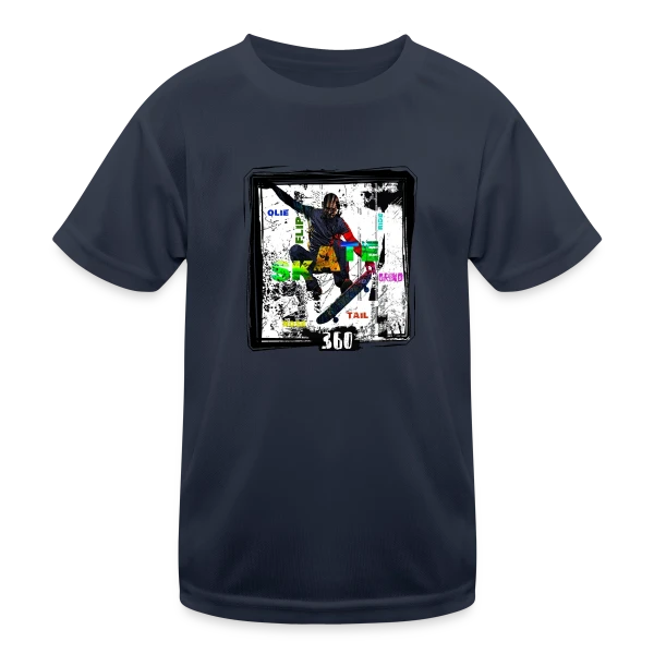 Skateur en Action L.I.P sur T-shirt sport Enfant
