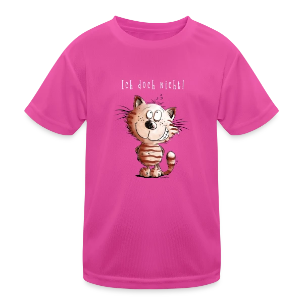Pas moi, la chatte coquine - T-shirt humour félin sur T-shirt sport Enfant