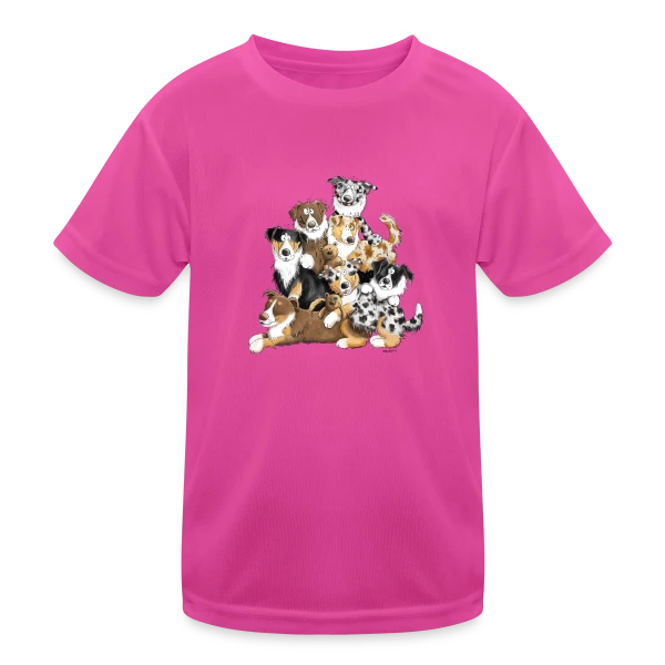 Berger Australien Rigolo : Le Chaos Adorable sur T-shirt sport Enfant