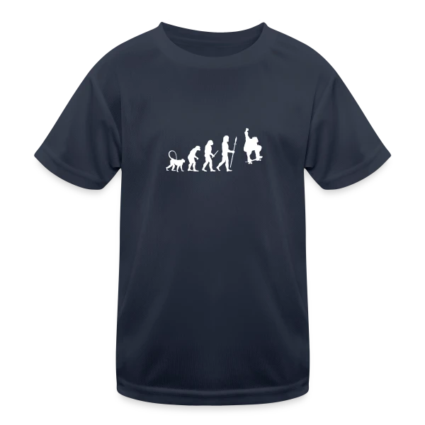 Évolution du Skater sur T-shirt sport Enfant