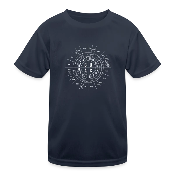 Biologie Génétique : Le Code Soleil - Humour Scientifique sur T-shirt sport Enfant