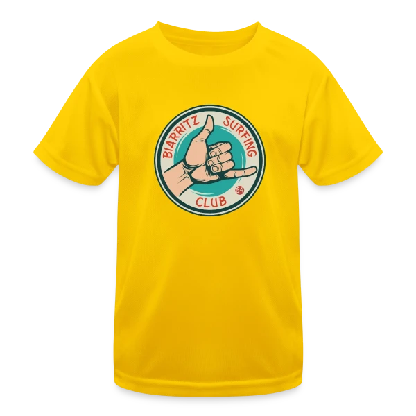 Biarritz Surfing Club | T-Shirt Onde & Style Basque sur T-shirt sport Enfant