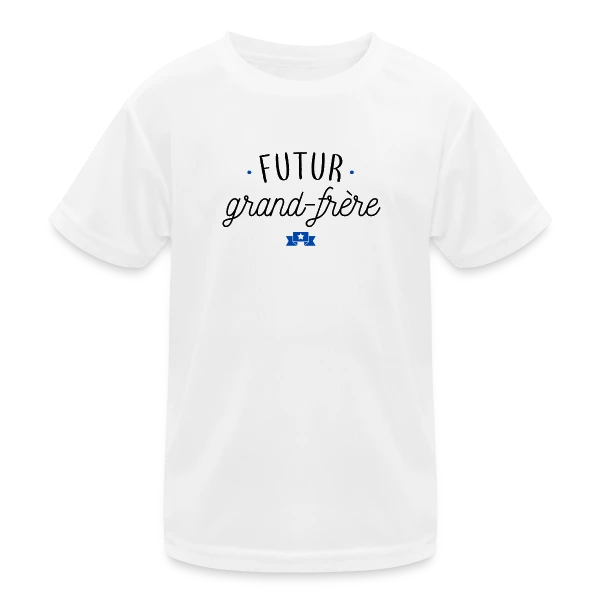 Futur Grand Frère sur T-shirt sport Enfant