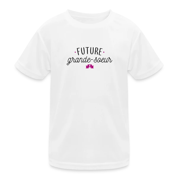 Future Grande Sœur : Annonce Originale & Cadeau Mignon sur T-shirt sport Enfant
