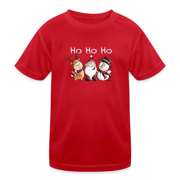 Ho Ho Ho Père Noël et ses Amis - Fête de Noël sur T-shirt sport Enfant