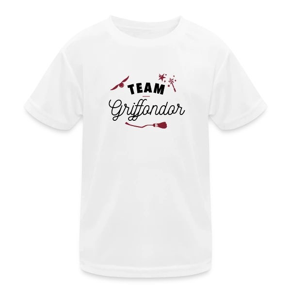 Team Gryffondor sur T-shirt sport Enfant