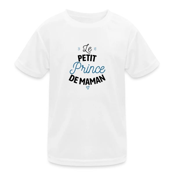 Mon Prince de Maman sur T-shirt sport Enfant