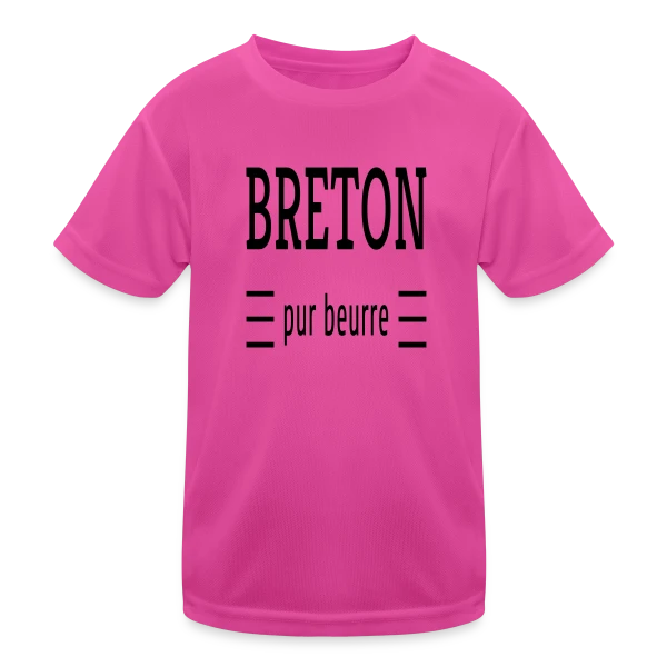 Breton Pur Beurre sur T-shirt sport Enfant