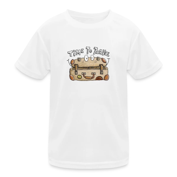 Time To Travel : L'Appel de l'Aventure sur T-shirt sport Enfant