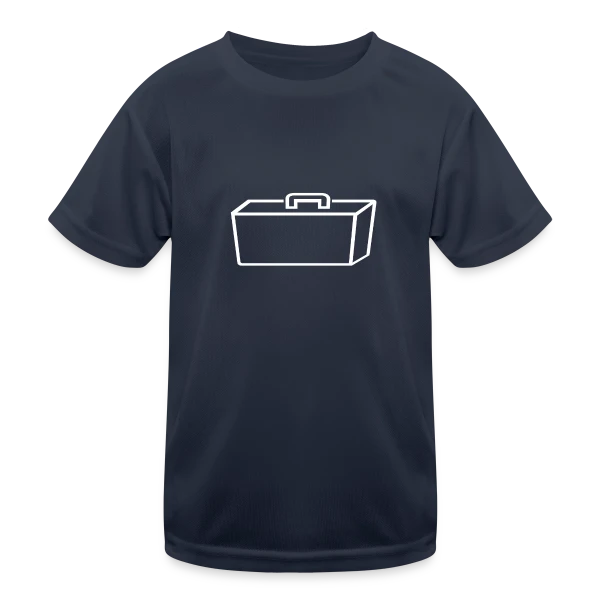 Valise Blanche Épurée sur T-shirt sport Enfant