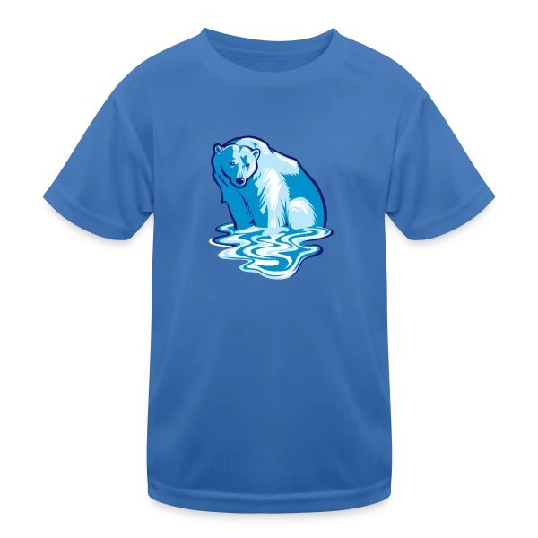 Ours Polaire en Détresse : L'Art du Réchauffement sur T-shirt sport Enfant