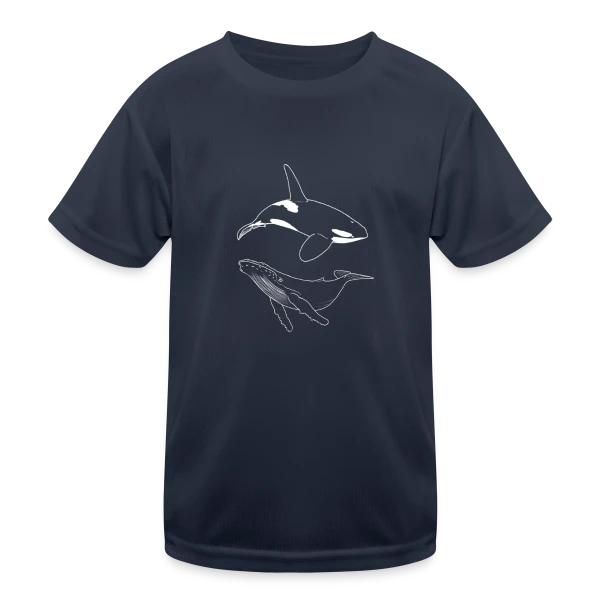 Vagues de l'Océan sur T-shirt sport Enfant
