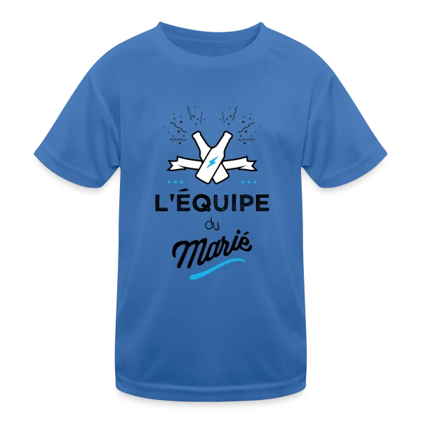 EVG L'Équipe du Marié sur T-shirt sport Enfant