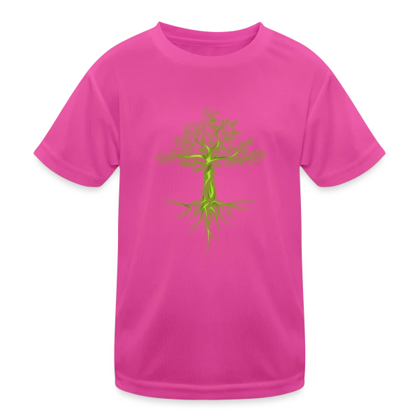 Arbre de Vie Stylisé sur T-shirt sport Enfant