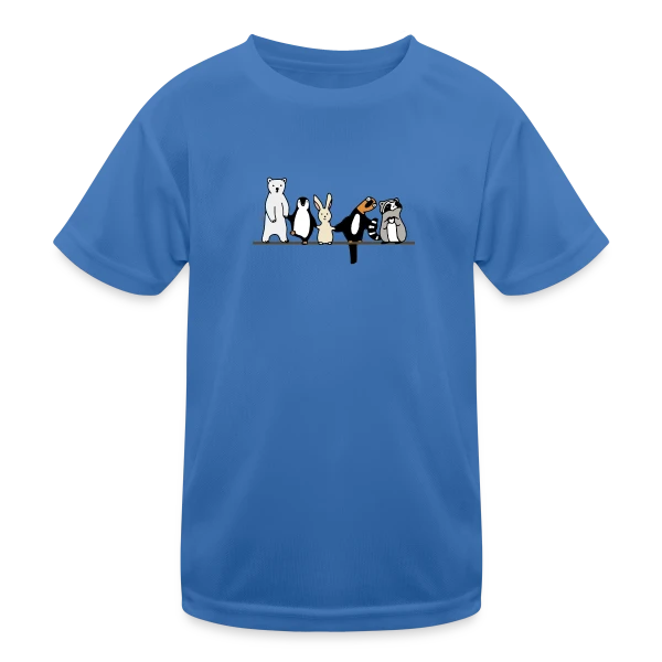 Animaux Mignons Amis sur T-shirt sport Enfant