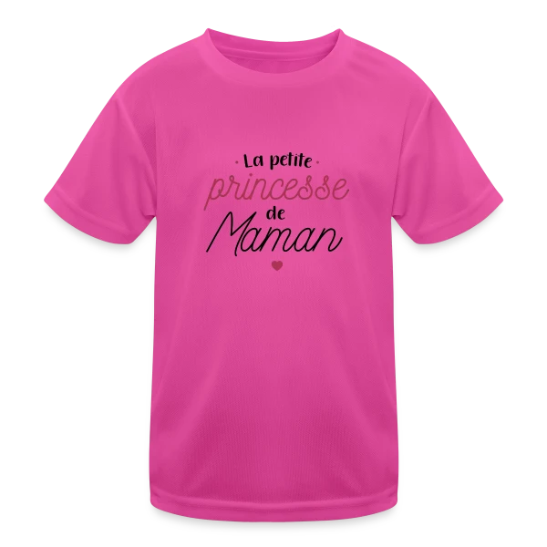 Ma Petite Princesse de Maman sur T-shirt sport Enfant