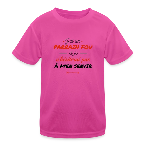 Mon Parrain Dément sur T-shirt sport Enfant