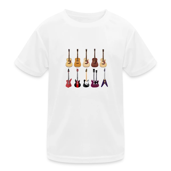 Je Suis Guitariste : Ma Passion, Ma Fierté sur T-shirt sport Enfant