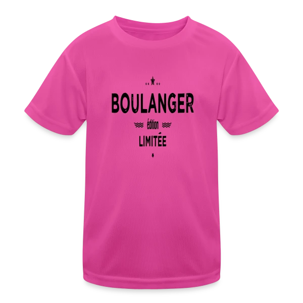 Maître Boulanger - Édition Limitée sur T-shirt sport Enfant