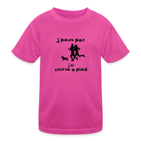 J'peux pas, j'ai Course à Pied (Jogging, Running) sur T-shirt sport Enfant