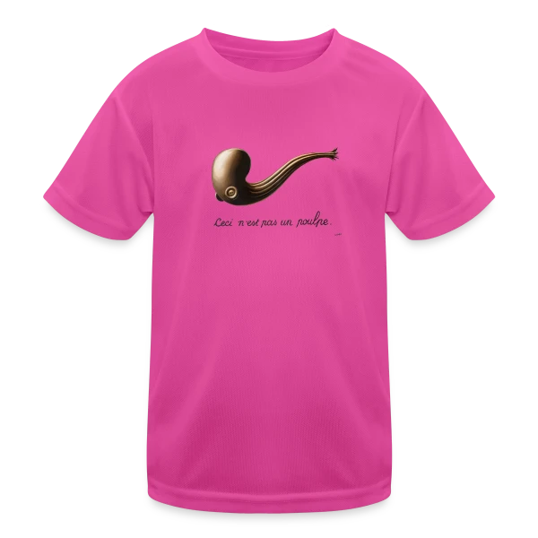 Ceci n'est pas un Poulpe sur T-shirt sport Enfant