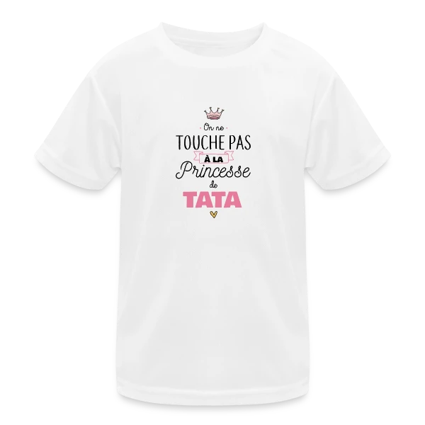 Ma Princesse de Tata sur T-shirt sport Enfant