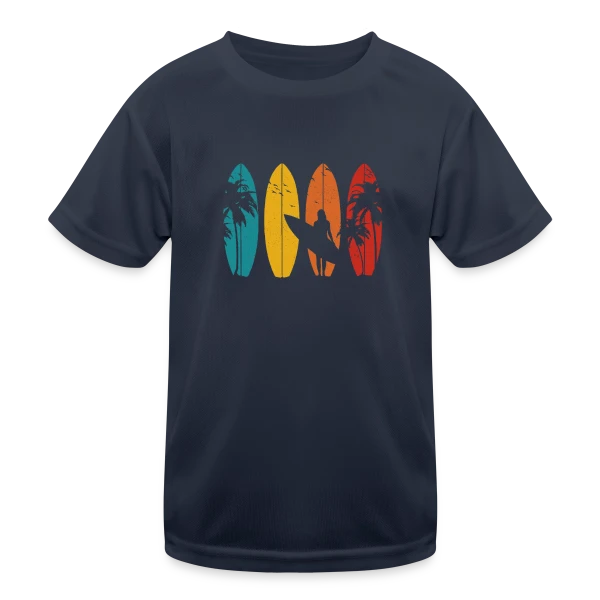 Surfeur Vintage | Cadeau Rétro sur T-shirt sport Enfant