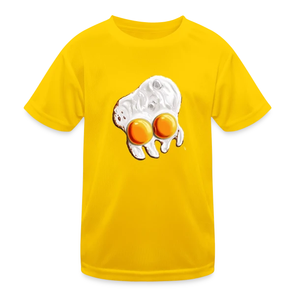 Poulpoplat : L'Œuf Poulpe Insolite sur T-shirt sport Enfant