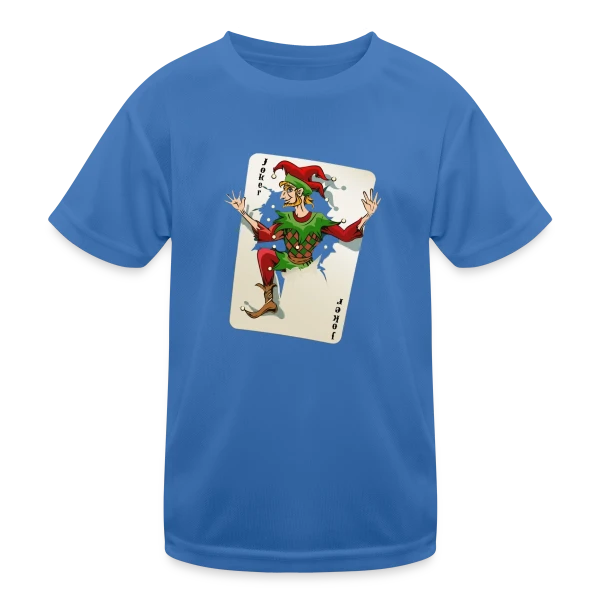 Joker Carte à Jouer sur T-shirt sport Enfant