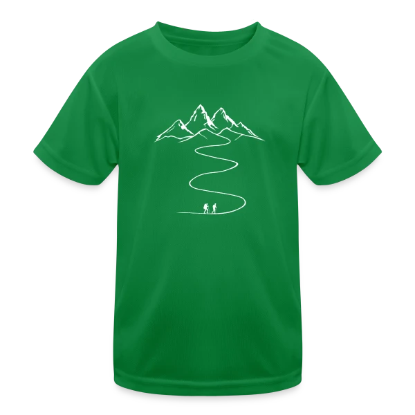 Randonnée Montagne: L'Aventure Ne Fait Que Commencer! sur T-shirt sport Enfant