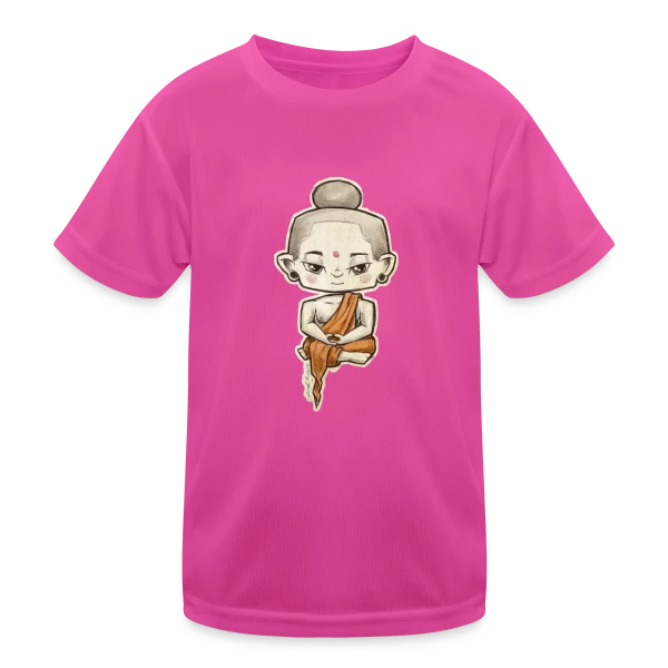 Petit Bouddha Zen sur T-shirt sport Enfant