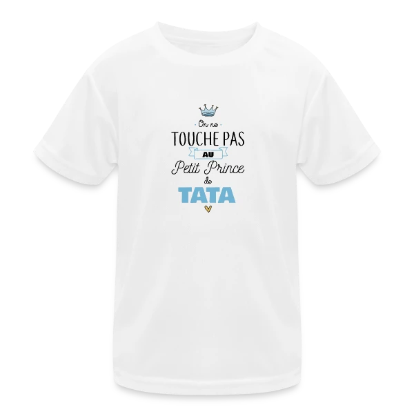 "Mon Petit Prince de Tata" : Amour Infini sur T-shirt sport Enfant