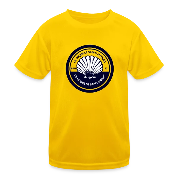 Coquille Saint-Jacques Baie de Saint-Brieuc sur T-shirt sport Enfant