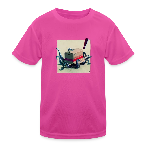 Metal Squid Solid : Le Calamar Métal sur T-shirt sport Enfant