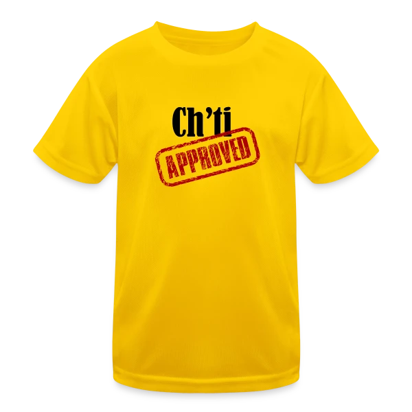Ch'ti Approved sur T-shirt sport Enfant