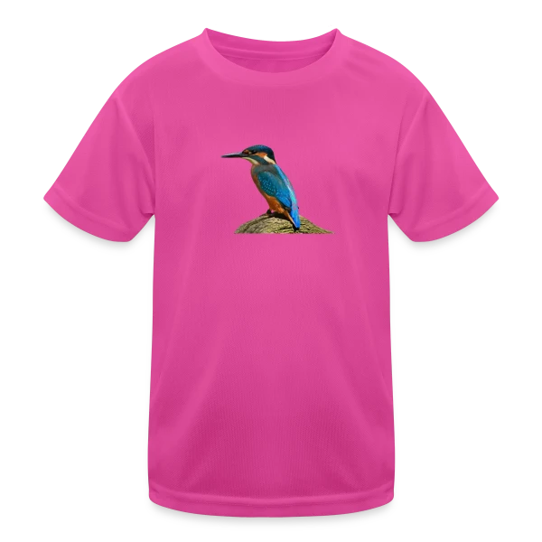 Martin-Pêcheur Majestueux sur T-shirt sport Enfant