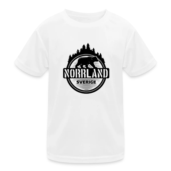 Porte le Norrland : Fierté Suédoise sur T-shirt sport Enfant