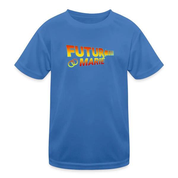 Futur Marié Style Cinéma sur T-shirt sport Enfant