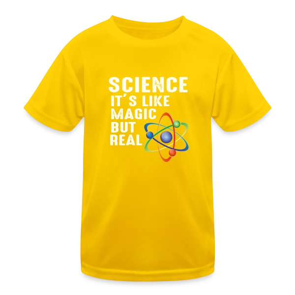 Science : La Vraie Magie sur T-shirt sport Enfant